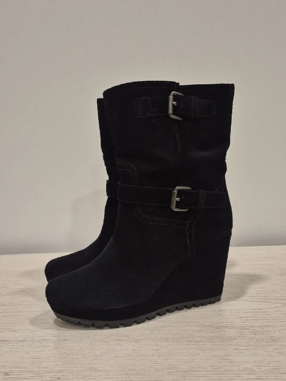 Prada wedge ankle